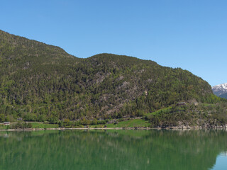 Fototapeta premium Der Hardangerfjörd in Norwegen