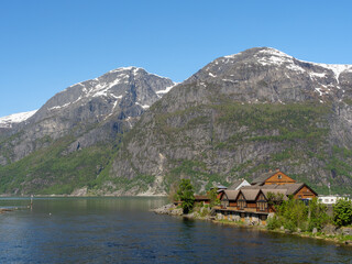 Obraz premium Eidfjörd in norwegen