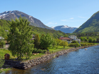 Fototapeta premium Frühling in Norwegen