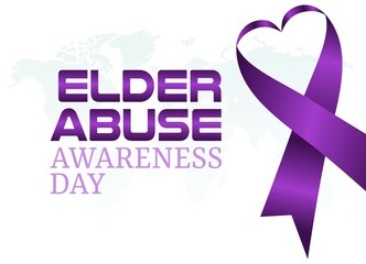 vector graphic of elder abuse awareness day good for elder abuse awareness day celebration. flat design. flyer design.flat illustration.