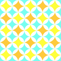 gift wrapping paper Using circle lines to play with colors and add stars to add fun to make it beautiful.