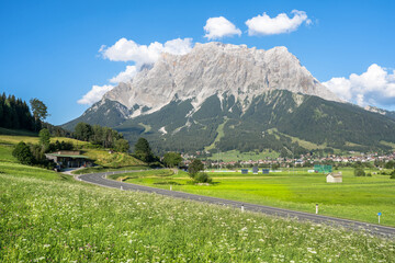 Fototapeta na wymiar Zugspitze in Bavaria, Germany