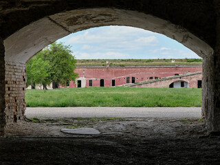 Old ruined fortress in Komarno, Slovakia