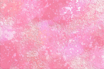 でこぼこしたピンクのペイント ペンキ 手描き テクスチャ 背景