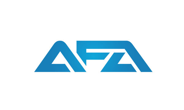 Connected AFA Letters logo Design Linked Chain logo Concept