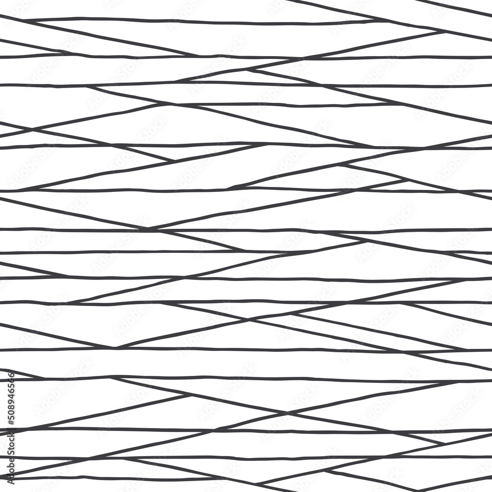 Aufkleber abstract seamless hand drawn pattern