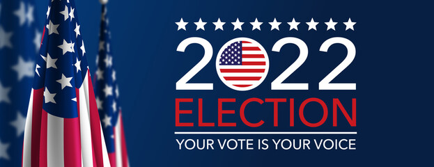 Election 2022 USA - obrazy, fototapety, plakaty