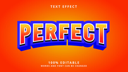Fototapeta premium Perfect text effect