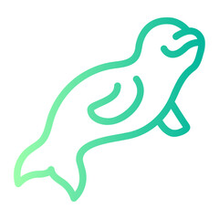 beluga gradient icon