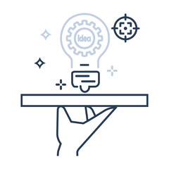 Creative, launch, bulb icon