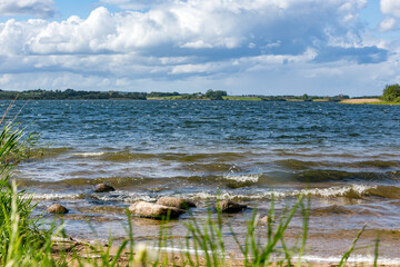 Solbjerg Lake Denmark 02-05-2022 - View of the lake