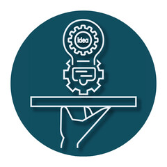 Idea, setting, innovation icon