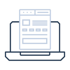 Interface, template, design icon