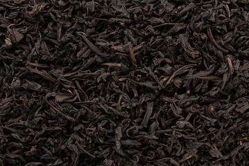 black Tea background, full depth of field