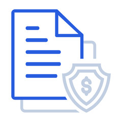 Obraz premium Security, file, privacy icon