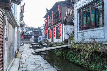 Scenery of Likeng Scenic Area, Wuyuan, Jiangxi province