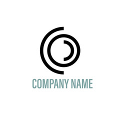 Obraz premium Abstract Real Estate Technology Geometric Business Logo Concept Vector. Abstract Simple Logo Template. Vector illustration.