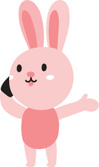 Cute rabbit cartoon