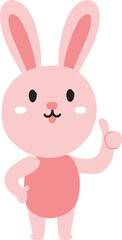 Cute rabbit cartoon