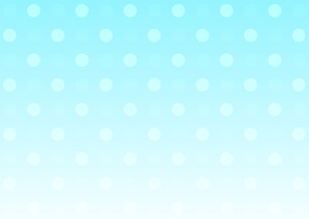 背景　薄い水玉　グラデーション　水色