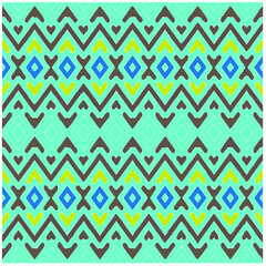 Seamless vector background with repeat pattern. multicolored  mosaic. Perfect for fashion, textile design, cute themed fabric, on wall paper, wrapping paper, fabrics and home decor.
