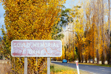 Gould Memorial Drive in Marysville in Australia