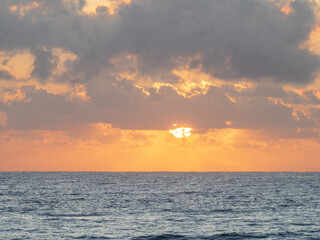 Sunrise over Tofo Beach, Mozambique