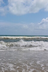 waves on the beach