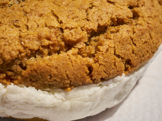 An oatmeal cookie whoppie pie, a specialty of Pennsylvania Dutch County.