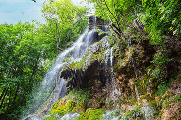 the bad uracher waterfall in germany