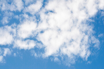 blue sky with clouds