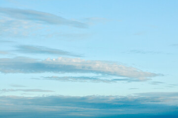 blue sky with clouds