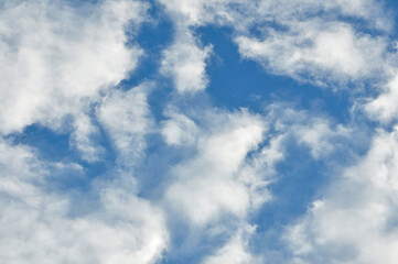 blue sky with clouds