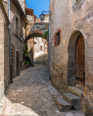 Fototapeta na wymiar Calvi dell'Umbria, beautiful village in the Province of Terni, Umbria, Italy.