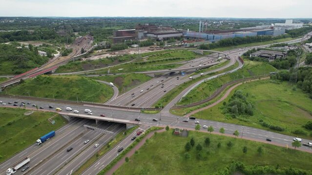  Dreieck Bochum-West - A 40 / A 448 im Ruhrgebiet