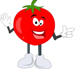 funny tomato cartoon