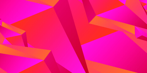 Abstract polygonal triangles background. Colorful vivid background of colored triangles effect