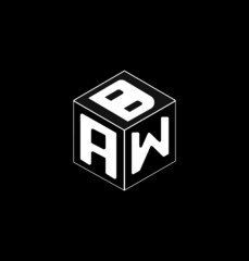 cube letter logo design, Font letter logo design.