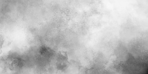 Background and texture of white concrete wall, White watercolor background painting with cloudy distressed texture and marbled grunge with vintage grunge textured design on stone gray color banner.