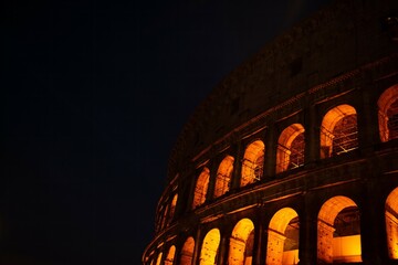 Colosseum at night.
Rome, Italy.