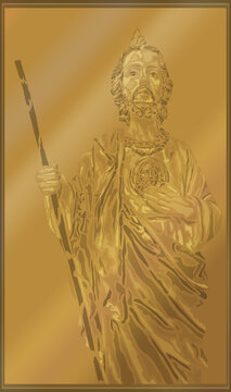 image of San Judas Tadeo of catholic religion