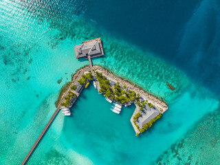 Travel, tourism and relaxation in the resort of the Maldives. Paradise tropical beach. Paradise tropical beach. The best place for holidays and health
