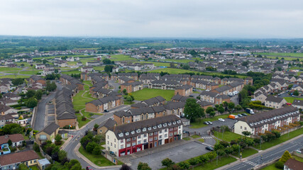 Fototapeta na wymiar caherdavin, limerick estate view,Limerick, Ireland ,June,05,2022.