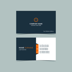simple corporate or business card design template