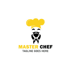 Master chef logo design template