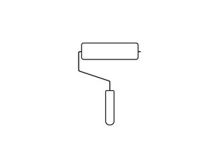 Roller, paint roller icon. Vector illustration.
