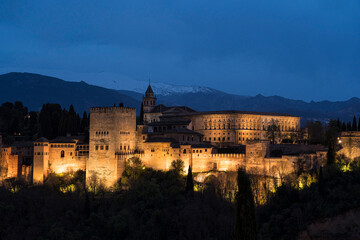 Fototapeta na wymiar Alhambra in Granada, Spain