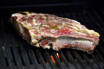 Côte de boeuf au barbecue