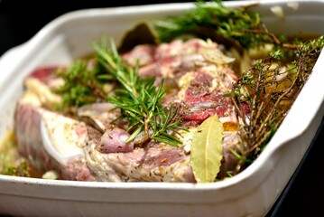 Côte de boeuf marinée