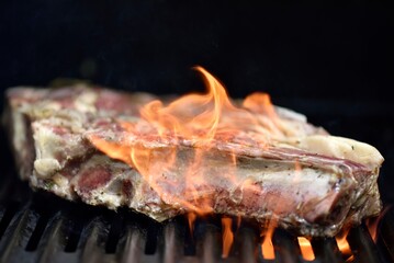 Côte de boeuf au barbecue
